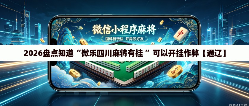 2026盘点知道“微乐四川麻将有挂 	”可以开挂作弊【通辽】